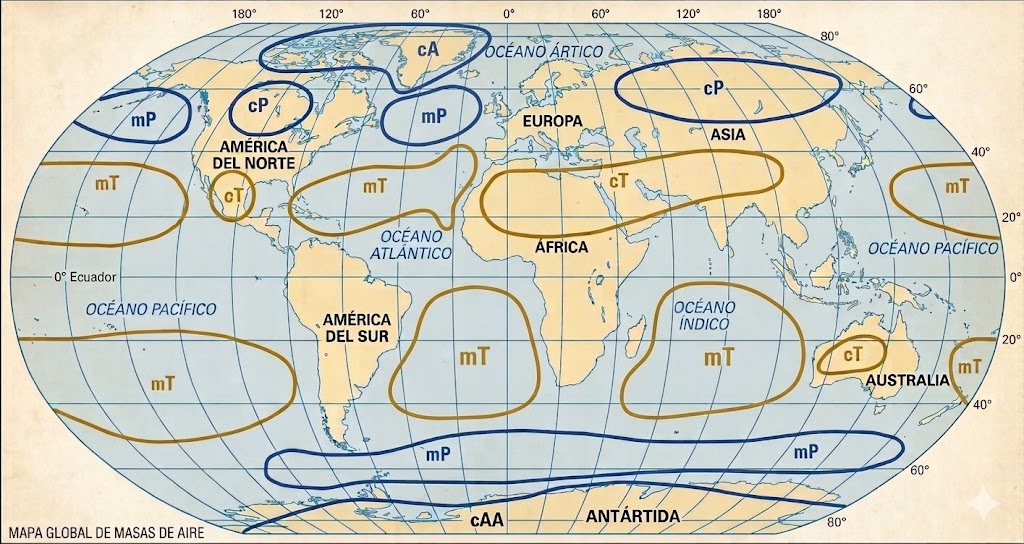 Las masas de aire: qué son y cómo nos afectan